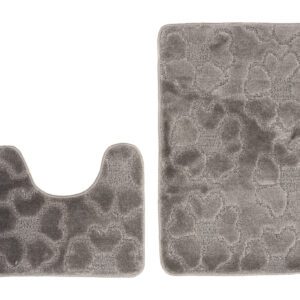 Dywanik łazienkowy IXXX GREY (3305) MONO 2PC (KWIAT) Szary