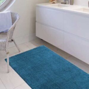 Komplet łazienkowy Alpaca typu shaggy morski miękki puszysty